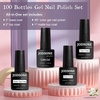image:imageJODSONE 12 PCS Gel Nail Polish Set with Base Coat and Top Coat Limited Red Pink High Gloss Fashion Gifts for Women amp Girls100SET 05