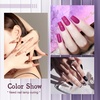 image:imageJODSONE 12 PCS Gel Nail Polish Set with Base Coat and Top Coat Limited Red Pink High Gloss Fashion Gifts for Women amp Girls100SET 05