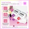 image:imageJODSONE 12 PCS Gel Nail Polish Set with Base Coat and Top Coat Limited Red Pink High Gloss Fashion Gifts for Women amp Girls10Color501