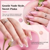 image:imageJODSONE 12 PCS Gel Nail Polish Set with Base Coat and Top Coat Limited Red Pink High Gloss Fashion Gifts for Women amp Girls10ColorA