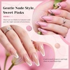 image:imageJODSONE 12 PCS Gel Nail Polish Set with Base Coat and Top Coat Limited Red Pink High Gloss Fashion Gifts for Women amp Girls10ColorA