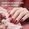 image:imageJODSONE 12 PCS Gel Nail Polish Set with Base Coat and Top Coat Limited Red Pink High Gloss Fashion Gifts for Women amp Girls10ColorJelly