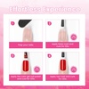 image:imageJODSONE 12 PCS Gel Nail Polish Set with Base Coat and Top Coat Limited Red Pink High Gloss Fashion Gifts for Women amp Girls10Colorpink