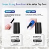 image:imageJODSONE 12 PCS Gel Nail Polish Set with Base Coat and Top Coat Limited Red Pink High Gloss Fashion Gifts for Women amp Girls10SETJellyBlue