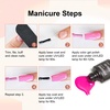 image:imageJODSONE 12 PCS Gel Nail Polish Set with Base Coat and Top Coat Limited Red Pink High Gloss Fashion Gifts for Women amp Girls32KITColor B33B64