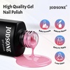 image:imageJODSONE 12 PCS Gel Nail Polish Set with Base Coat and Top Coat Limited Red Pink High Gloss Fashion Gifts for Women amp Girls32KITM5MPinkB0132