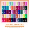 image:imageJODSONE 12 PCS Gel Nail Polish Set with Base Coat and Top Coat Limited Red Pink High Gloss Fashion Gifts for Women amp Girls60SET 05