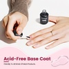 image:imageJODSONE 15ML Nail Primer Base Coat Top Coat Glossy Quick Drying Durable DIY Nail Art Design Long Lasting Gift15MLB
