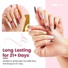 image:imageJODSONE 15ML Nail Primer Base Coat Top Coat Glossy Quick Drying Durable DIY Nail Art Design Long Lasting Gift15MLB