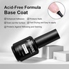 image:imageJODSONE 15ML Nail Primer Base Coat Top Coat Glossy Quick Drying Durable DIY Nail Art Design Long Lasting Gift15MLBTBG
