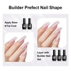 image:imageJODSONE 15ML Nail Primer Base Coat Top Coat Glossy Quick Drying Durable DIY Nail Art Design Long Lasting Gift15MLBTBG