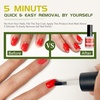 image:imageJODSONE 15ML Nail Primer Base Coat Top Coat Glossy Quick Drying Durable DIY Nail Art Design Long Lasting Gift15MLBTGR