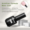 image:imageJODSONE 15ML Nail Primer Base Coat Top Coat Glossy Quick Drying Durable DIY Nail Art Design Long Lasting Gift15MLBTGR