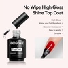 image:imageJODSONE 15ML Nail Primer Base Coat Top Coat Glossy Quick Drying Durable DIY Nail Art Design Long Lasting Gift15MLBTM