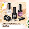 image:imageJODSONE 15ML Nail Primer Base Coat Top Coat Glossy Quick Drying Durable DIY Nail Art Design Long Lasting Gift15MLDPBT
