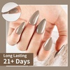 image:imageJODSONE 165ml Light Brown Soak Off UV LED Gel Polish Professional Nail Art Lacquer for Home Manicure DIY Salon Long Lasting Chip Resistant Nail Color Gift Set for Women