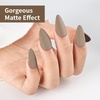 image:imageJODSONE 165ml Light Brown Soak Off UV LED Gel Polish Professional Nail Art Lacquer for Home Manicure DIY Salon Long Lasting Chip Resistant Nail Color Gift Set for Women
