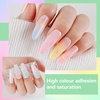 image:imageJODSONE 18ml 6 Colors Airbrush Gel Nail Polish Set with Pure White Nude Pink Deep Magenta No Dilution Fine Mist Nail for Gradient French Manicure DIY Design6ColorAirbrush5