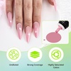 image:imageJODSONE 18ml 6 Colors Airbrush Gel Nail Polish Set with Pure White Nude Pink Deep Magenta No Dilution Fine Mist Nail for Gradient French Manicure DIY Design20ColorAirbrush1