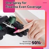image:imageJODSONE 18ml 6 Colors Airbrush Gel Nail Polish Set with Pure White Nude Pink Deep Magenta No Dilution Fine Mist Nail for Gradient French Manicure DIY Design6ColorAirbrush4