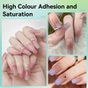 image:imageJODSONE 18ml 6 Colors Airbrush Gel Nail Polish Set with Pure White Nude Pink Deep Magenta No Dilution Fine Mist Nail for Gradient French Manicure DIY Design20ColorAirbrush1