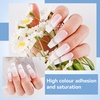 image:imageJODSONE 18ml Airbrush Gel Nail Polish White Fine Mist Nail No Dilution for French Manicure Painting Gradient Nail Art Design