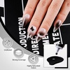 image:imageJODSONE 18ml Nude Airbrush Gel Nail Polish Fine Mist Nail No Dilution for Airbrush Nails Art Painting French Ombre Nail Art DesignsYLB001Black