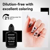 image:imageJODSONE 18ml Nude Airbrush Gel Nail Polish Fine Mist Nail No Dilution for Airbrush Nails Art Painting French Ombre Nail Art DesignsYLB001Black