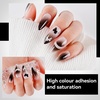 image:imageJODSONE 18ml Nude Airbrush Gel Nail Polish Fine Mist Nail No Dilution for Airbrush Nails Art Painting French Ombre Nail Art DesignsYLB001Black