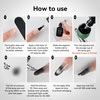 image:imageJODSONE 18ml Nude Airbrush Gel Nail Polish Fine Mist Nail No Dilution for Airbrush Nails Art Painting French Ombre Nail Art DesignsYLB001Black