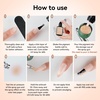 image:imageJODSONE 18ml Nude Airbrush Gel Nail Polish Fine Mist Nail No Dilution for Airbrush Nails Art Painting French Ombre Nail Art DesignsYLB004Nude