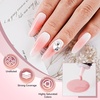 image:imageJODSONE 18ml Nude Airbrush Gel Nail Polish Fine Mist Nail No Dilution for Airbrush Nails Art Painting French Ombre Nail Art DesignsYLB005Pink