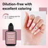 image:imageJODSONE 18ml Nude Airbrush Gel Nail Polish Fine Mist Nail No Dilution for Airbrush Nails Art Painting French Ombre Nail Art DesignsYLB005Pink