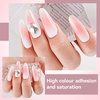 image:imageJODSONE 18ml Nude Airbrush Gel Nail Polish Fine Mist Nail No Dilution for Airbrush Nails Art Painting French Ombre Nail Art DesignsYLB005Pink