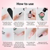 image:imageJODSONE 18ml Nude Airbrush Gel Nail Polish Fine Mist Nail No Dilution for Airbrush Nails Art Painting French Ombre Nail Art DesignsYLB005Pink