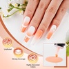 image:imageJODSONE 18ml Nude Airbrush Gel Nail Polish Fine Mist Nail No Dilution for Airbrush Nails Art Painting French Ombre Nail Art DesignsYLB020Orange