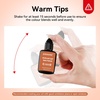image:imageJODSONE 18ml Nude Airbrush Gel Nail Polish Fine Mist Nail No Dilution for Airbrush Nails Art Painting French Ombre Nail Art DesignsYLB020Orange