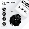 image:imageJODSONE 18ml Nude Jelly Gel Nail Polish Soak Off UV LED Art Manicure Salon DIY at Home Gift for WomenBlack