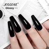 image:imageJODSONE 18ml Nude Jelly Gel Nail Polish Soak Off UV LED Art Manicure Salon DIY at Home Gift for WomenBlack