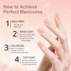 image:imageJODSONE 18ml Nude Jelly Gel Nail Polish Soak Off UV LED Art Manicure Salon DIY at Home Gift for WomenJelly Beige Pink