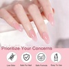 image:imageJODSONE 18ml Nude Jelly Gel Nail Polish Soak Off UV LED Art Manicure Salon DIY at Home Gift for WomenJelly Crystal Pink