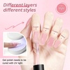image:imageJODSONE 18ml Nude Jelly Gel Nail Polish Soak Off UV LED Art Manicure Salon DIY at Home Gift for WomenJelly Crystal Pink