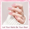image:imageJODSONE 18ml Nude Jelly Gel Nail Polish Soak Off UV LED Art Manicure Salon DIY at Home Gift for WomenJelly Crystal Pink