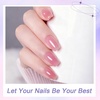 image:imageJODSONE 18ml Nude Jelly Gel Nail Polish Soak Off UV LED Art Manicure Salon DIY at Home Gift for WomenJelly Fairy Pink