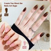 image:imageJODSONE 20 Glitter Color Gel Nail Polish Kit 3 Bottles of No Wipe Base Coat Glossy and Matte Top Coat Gel Polish Set High Shine Gorgeous10COLORBuilder GelBG