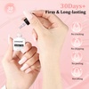 image:imageJODSONE 20 Glitter Color Gel Nail Polish Kit 3 Bottles of No Wipe Base Coat Glossy and Matte Top Coat Gel Polish Set High Shine Gorgeous10COLORBuilder GelGJ