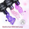 image:imageJODSONE 20 Glitter Color Gel Nail Polish Kit 3 Bottles of No Wipe Base Coat Glossy and Matte Top Coat Gel Polish Set High Shine Gorgeous20color set 10