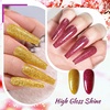 image:imageJODSONE 20 Glitter Color Gel Nail Polish Kit 3 Bottles of No Wipe Base Coat Glossy and Matte Top Coat Gel Polish Set High Shine Gorgeous20color set 12