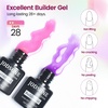 image:imageJODSONE 20 Glitter Color Gel Nail Polish Kit 3 Bottles of No Wipe Base Coat Glossy and Matte Top Coat Gel Polish Set High Shine Gorgeous20colorBGkit