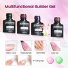 image:imageJODSONE 20 Glitter Color Gel Nail Polish Kit 3 Bottles of No Wipe Base Coat Glossy and Matte Top Coat Gel Polish Set High Shine Gorgeous20colorBGkit